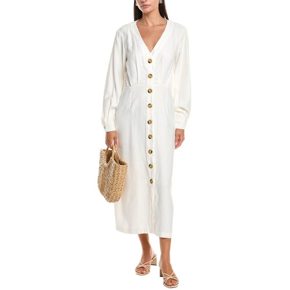 Haight Womens  Camila Maxi Dress, White